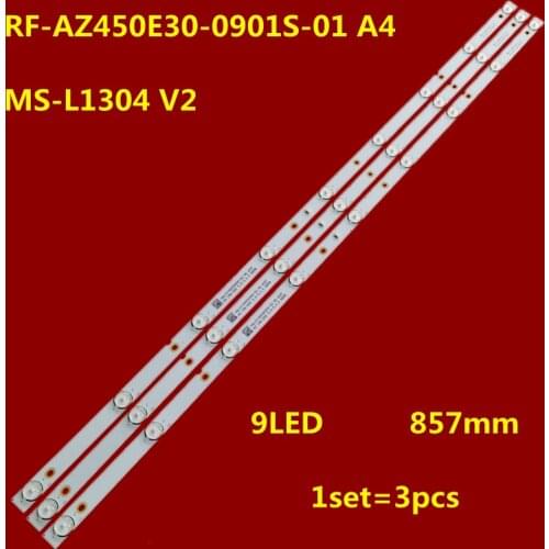 LED Backlight strip 9 Lamp for Skyworth 45'' TV 45E5E RF-AZ450E30-0901S-01 A4 MS-L1304 V2 YAL13-00930300-04 SDL450WY