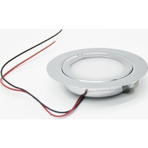 Stainless IP65 3W 12V 24V Ultra-thin 14mm Mini LED Spot Bathroom Cabinet Spotlight Bulb Lamp Kitchen Lighting