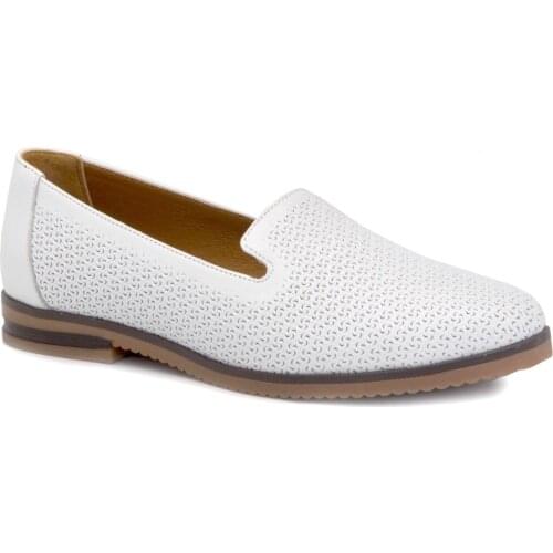 Gedikpasalı Mkr 2021 White 2020 Summer Season Women 'S Elevator Shoes Ballerina Real Cow Leather Bağsız Loafer Daily Comfortable