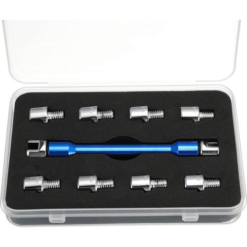 1 Set Car Motorcycle Wrench Pro Motorbike Spoke Tool Set Kit