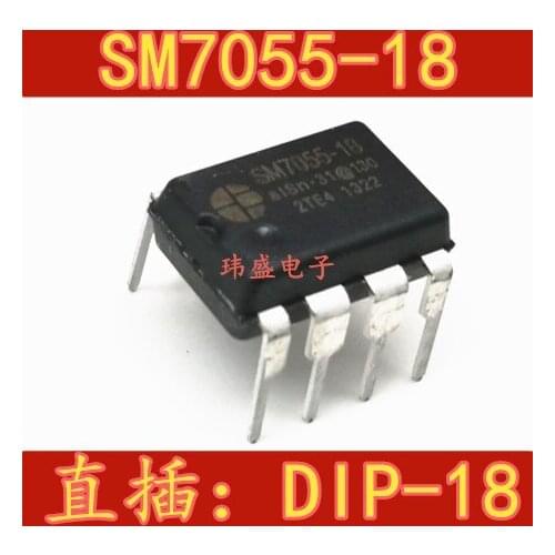 10pcs SM7055 SM7055-18 DIP-8