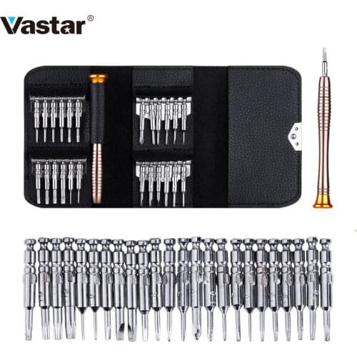 Vastar Screwdriver Set 25 in 1 Torx Multifunctional Opening Repair Tool Set Precision Screwdriver For Phones Tablet PC