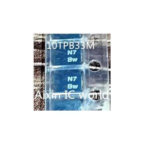 5PCS - 10PCS NEW SMD Tantalum Capacitor N7 10TPB33M 3528 Type B 33UF 10V High Molecular Polymer