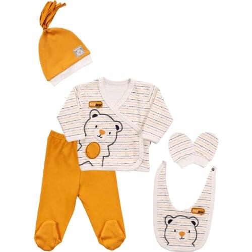5 pcs Baby Clothes 0-3 m Spring Summer Newborn Clothing Gift Set Cotton Girls Boys Baby Clothes Baby outfit Cotton