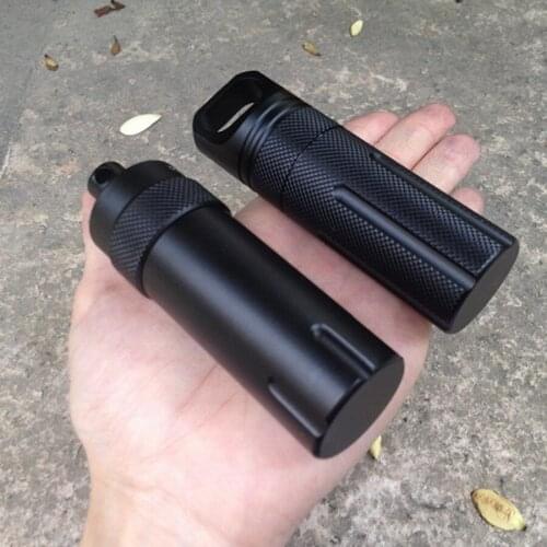 5 pcs EDC Outdoor Survival Gear Waterproof Capsule Seal bottle Protect Outdoor Necessary Emergency Tool for camping hiking FW089