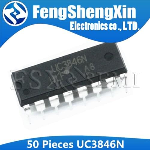 50pcs/lot UC3846N UC3846AN DIP-16 UC3846 PWM Controller IC