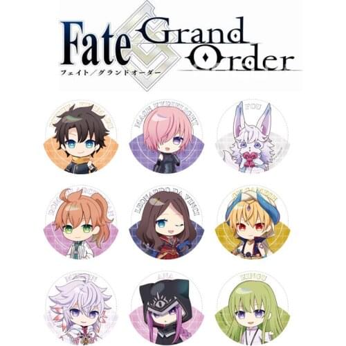 Fate Grand Order anime badges 58 mm Brooch Round Icons