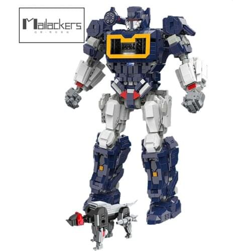Movie Action Figure Soundwave Warrior Mecha Transformation Robot Model Building Blocks Technician Robot Figures Educational Toys