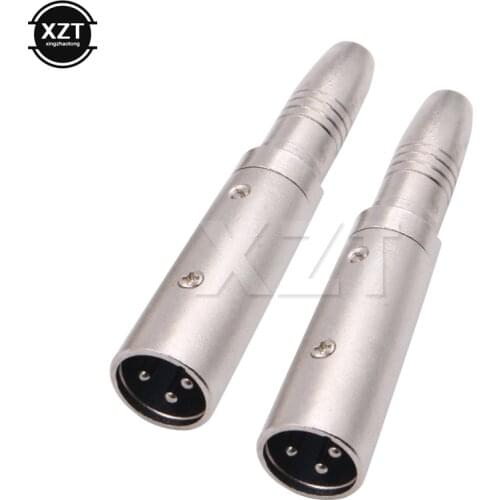 Hot Sale MIC 3 Pin XLR Male Plug to 1/4 Inch 6.35mm Mono Female Jack Audio Cable Mic Adapter