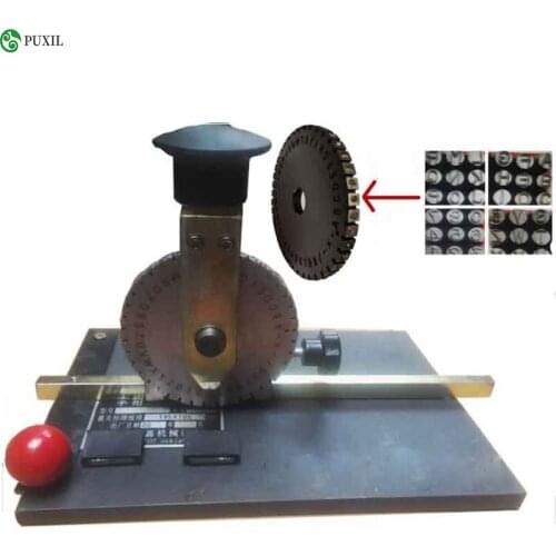 JTK-508 Manual Marking Machine Metal Plate Printer High Quality Handheld Signage Stamping Machine Steel Alphabet