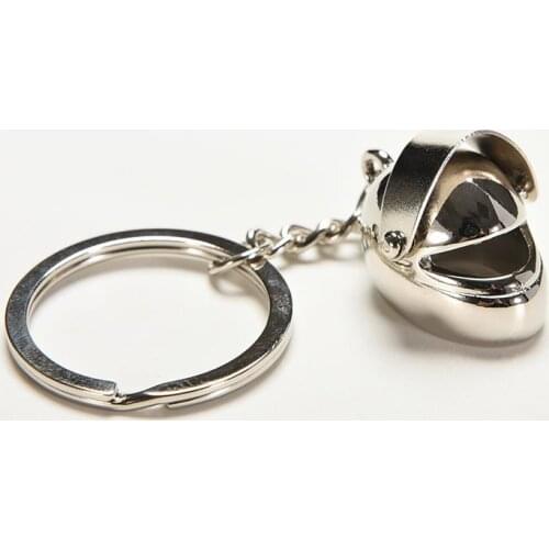 Creative 3D Helmet Keychain Motorcycle Hard Hat Helmet Chain Ring Pendant Casque Key Chain Ring Keyring Keyfob Key Holder