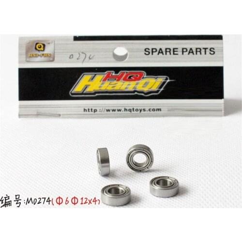 M0274 6*12*4 Bearings 1/16 Huanqi HQ734A 734 733 732 731 CAR Spare Parts Accessories