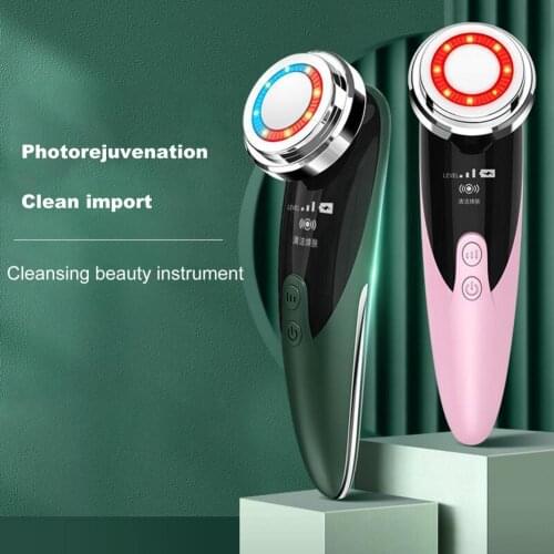 Face Massager Beauty Device Skin Ultrasonic Beauty Instrument LED Facial Lifting Beauty Vibration Wrinkle Removal Skin Care Tool