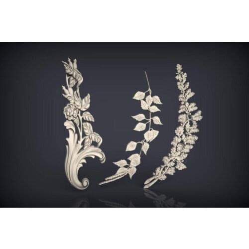 3d STL Model for CNC Router Engraver Carving Machine Relief Artcam Aspire "Decors_179" CNC files (ES)