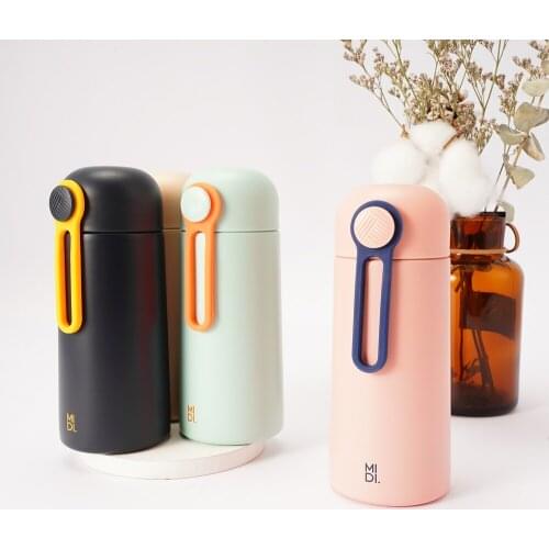 Stainless Steel Thermocup Coffee Milk Cup 180ml Thermos Bottle Vacuum Flask Sealed Leakproof Travel Sport Home Water Bottle