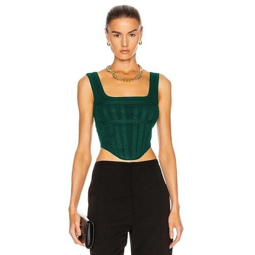 New Chic Many Colors Sexy Sleeveless Striped Design Party Club Casual Wear Crop Tops