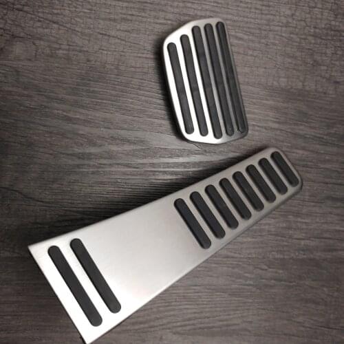 Stainless Accelerator Brake Pedal Sport Foot Pedal Cover Kit For Volvo XC90 S90 V90 2017 Automatic