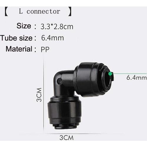 Food grade 1/4 quick connector elbow fitting 90 degree connectors ENTENCO