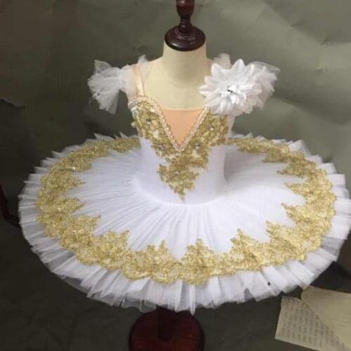Professional Ballet Tutu Kid Child Girls Swan Lake Ballet Tutu Skirt Dance Costumes Bailarina Party Performance Ballet Dancewear