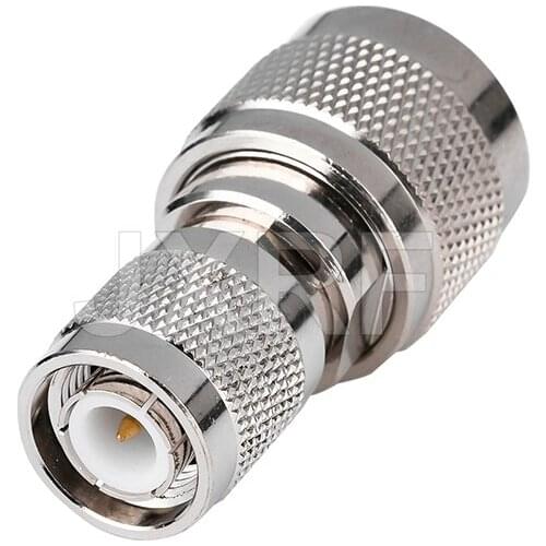 JXRF Connector TNC Male Plug To N Male Plug RF Coaxial Adapter