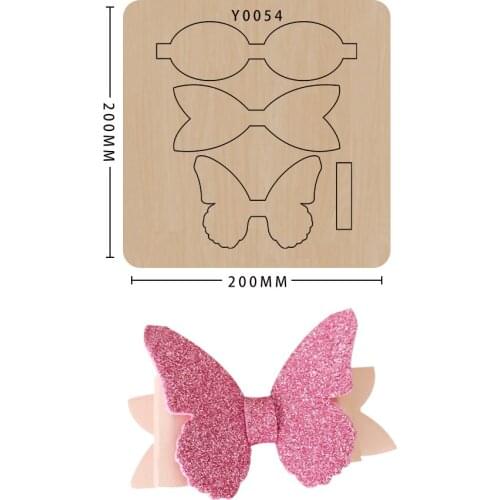 Diy Bow New Dies Cut Wooden Scrapbooking Knife Mold Non-woven Cutting Suitable For Common Big Shot And Sizzix Machines