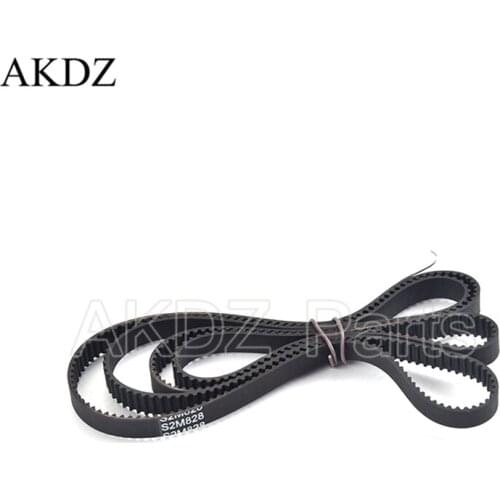 S2M Synchronous Timing belt Pitch length 828 width 6mm/9mm Teeth 414 Rubber closed S2M timing belt
