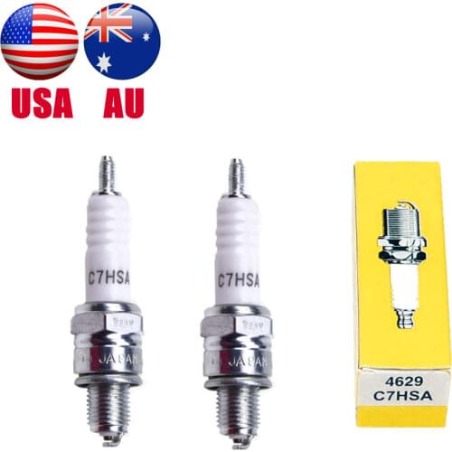 C7HSA Candle Spark Plugs For 125-150cc Horizontal Engine Pit Dirt Quad Bike ATV Gokart Motorcycle Moped Scooter