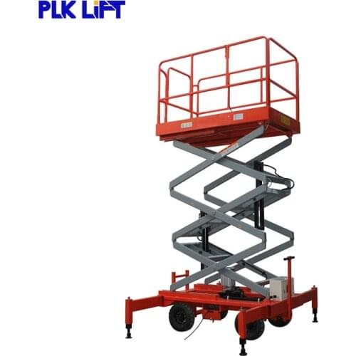 Air Conditioner Setup Lift Aerial Platform Failsafe Hydraulic Personnel Scaffolding Automated AWP for Sale