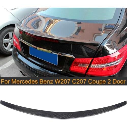 Carbon Fiber Rear Spoiler Wing for Mercedes Benz W207 C207 Coupe 2 Door 09-12 E250 E300 E350 E500 E550 Rear Trunk Spoiler Wing