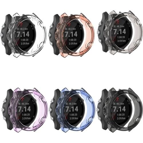 For Garmin Forerunner 245 245M Case Protective Cover Soft TPU Edge Frame Shell Protector Bumper For Garmin 245 GPS Accessories