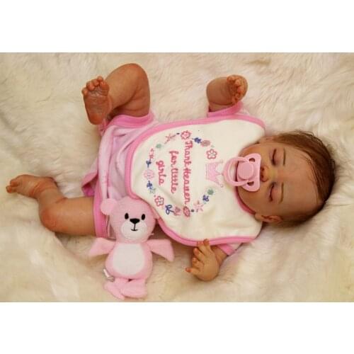 100% Handmade Real Dolls Artery Rooted Hair Reborn Babe Pink Girl Boy Sleeping Playmates Kids Toys Newborn Doll Baby Dolls