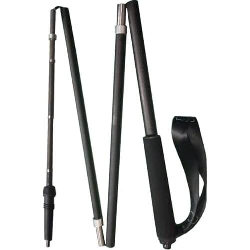 155g per set Ultralight foldable Carbon fiber real trekking pole