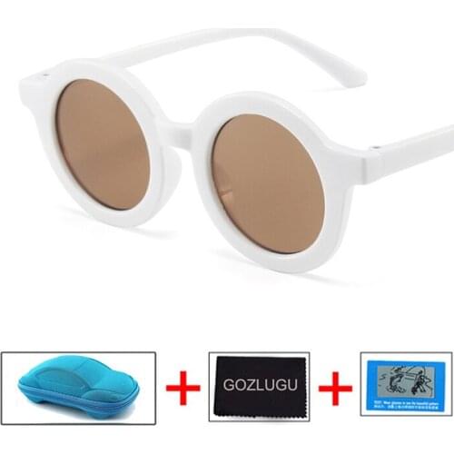2021GOZLUGU Featured childrens sunglasses girls boys glasses baby outdoor goggles UV protection sunglasses children glasses