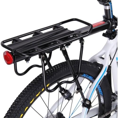 Bicycle Carrier Bike Luggage Cargo Rear Rack Aluminum Alloy Shelf Saddle Bags Holder Stand Support With Mount Tools Bicycle Rack