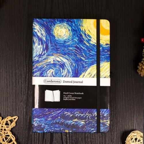 A5 160gsm Bullet Journal Starry sky Dot Matrix Notebooks Hand Account Kawaii Printing Horizontal line Notepad Planner Agenda