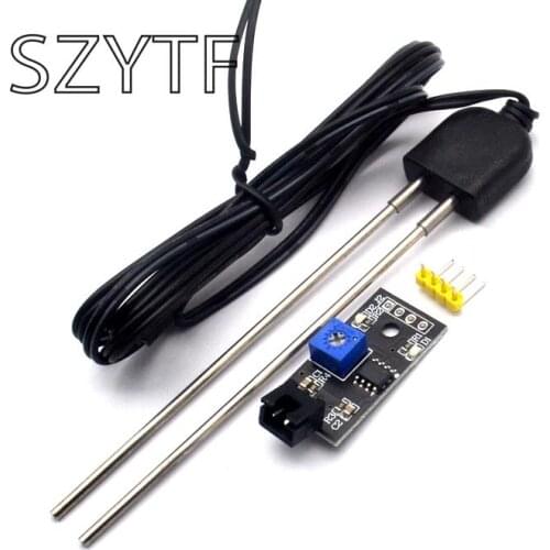 TZT Soil Moisture Sensor and Soil Detector Module Soil Moisture Test Soil Humidity Test Corrosion Resistance Probe for Arduino