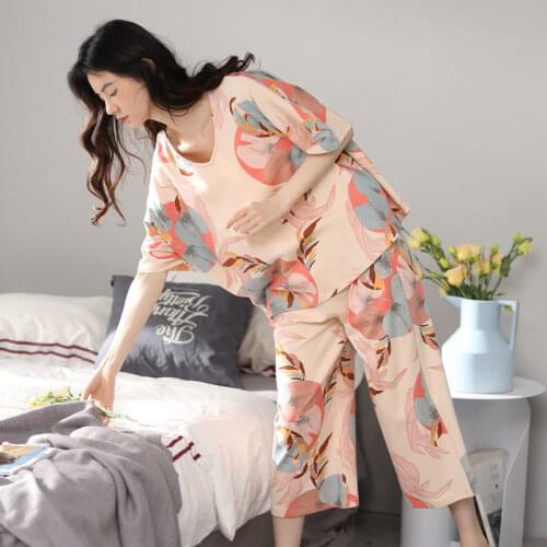 5XL Plus Size Sets Womens Clothing Summer 2021 Womens Suit with Shorts Loungewear with Free Shipping Peignoirs for Women Sleep
