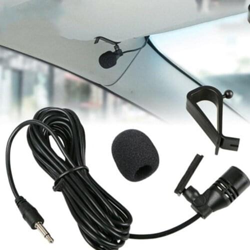 New Professionals Car Audio Microphone 3.5Mm Jack Plug Mic Stereo Mini Wired External Microphone for Pc Auto Car Dvd Radio