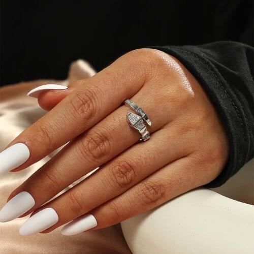 MANGOSKY Fashion Snake Style Ring For Women