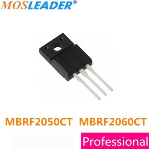 Mosleader MBRF2050CT MBRF2060CT TO220F 50PCS MBRF2050C MBRF2060C MBRF2050 MBRF2060 High quality