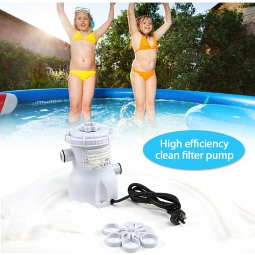 Swimming Pool Filter Pump Electric Pool Filtration Cleaning Machine Filter Circulating Pump Accessories
