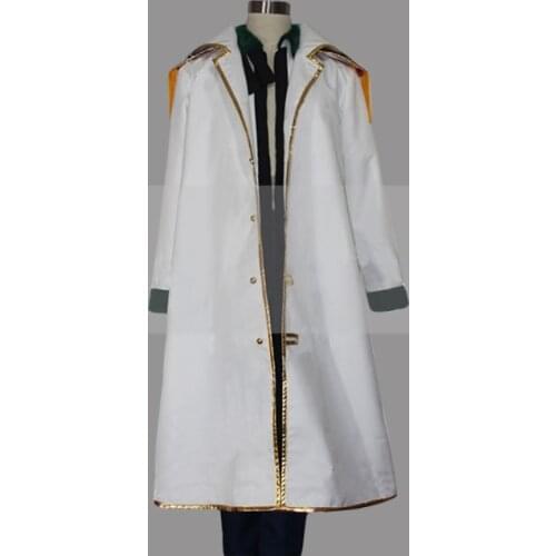 Customize One Piece Vice Admiral Smoker Jacket Cosplay Costume Outfit
