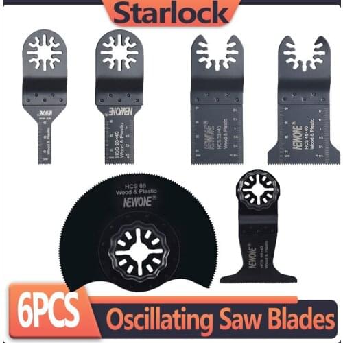 NEWONE HCS Starlock Oscillating Saw Blade Standard Quick-release Oscillating Multitool Renovator saw blades for wood/plastic cut
