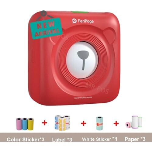 Bluetooth Portable Printer High Resolution Peripage Mini Photo Printer thermal Printer For Mobile Phone Android And IOS