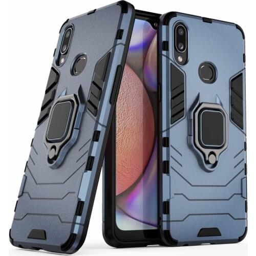 For Samsung Galaxy A10S Case Shockproof Combo Ring Holder Case for Samsung A10S Case A 10S A10 s Protective Back Cover Shells
