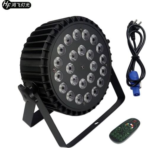 Remote Control 24x12w Par Light Aluminum Alloy Led Stage Light Full Color Disco Equipment