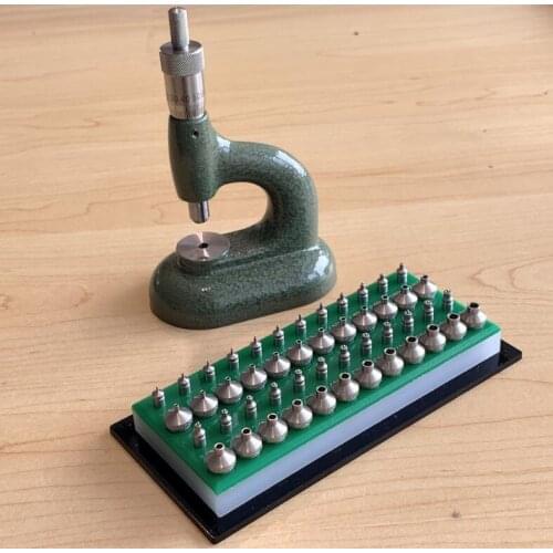 Made in china clone horia MSA 13.100 (bergeon 5372) watchmakers jewelling tool with micrometric screw 4mm&4mm