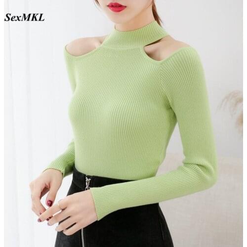 Женские пуловеры с открытыми плечами SexMKL China At AliExpress
