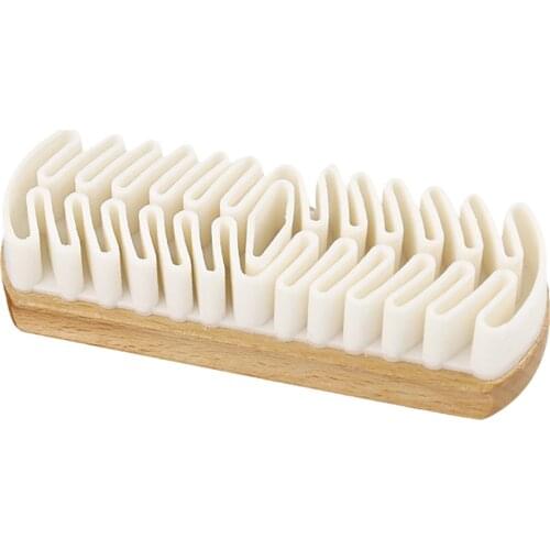 Crepe Shoe Brush Suede Nubuck Leather Boots Jackets Scrubber Cleaner Tool