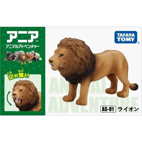 TAKARA Tomy Amrea Wild Animal Lion Model Eulation Kid Boy Cognition Toy Gift 487913